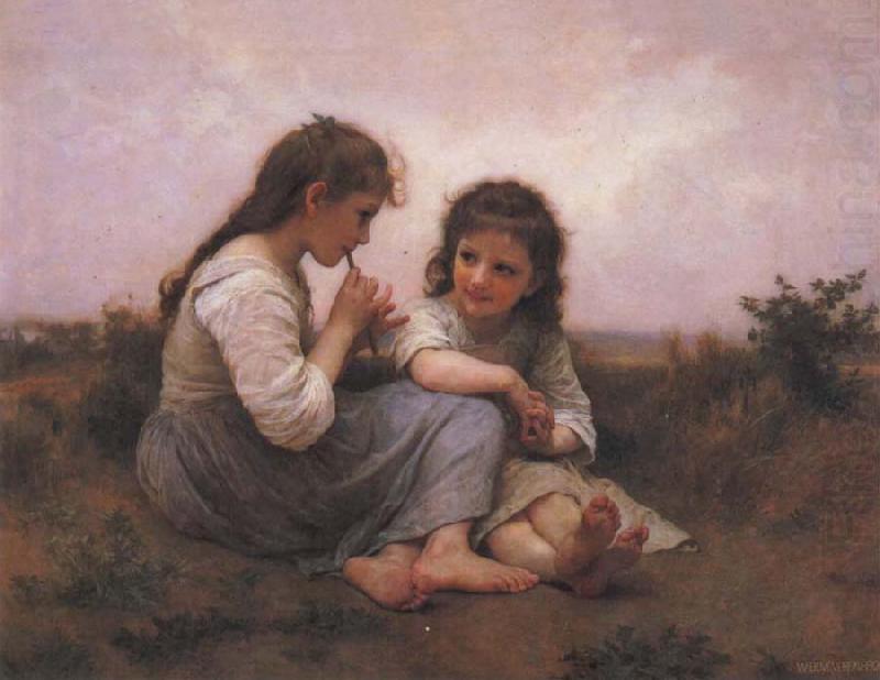 Two Girls, Adolphe Bouguereau